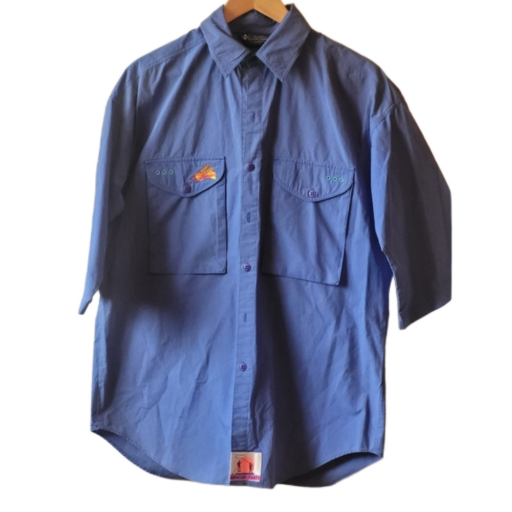 Mens Columbia fishing shirt